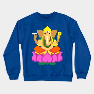 Ganesha Pixel Crewneck Sweatshirt